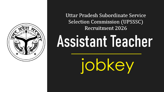 UPSSSC Teacher Cadre Online Form 2026-jobkey